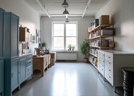 Minimalist studio apartment