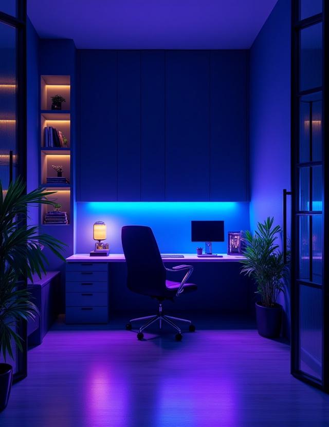 Organized modern workspace